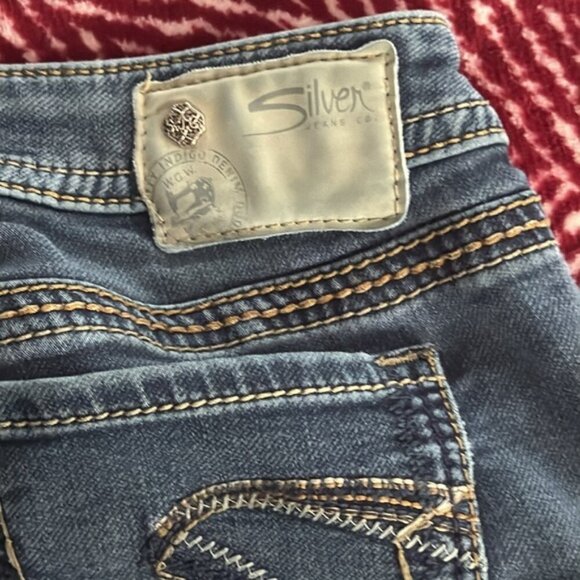 Silver Jeans 29 Medium Wash Suki Mid Pencil Skinny - Picture 10 of 11